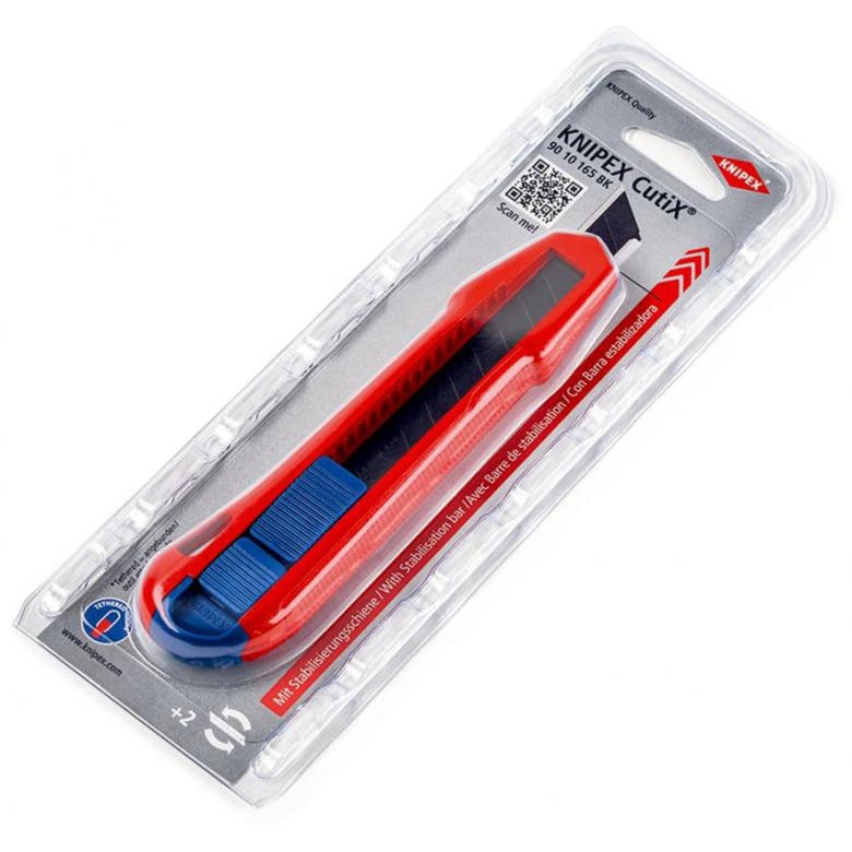 Taglierino universale Knipex cutix (rosso blu, incl. 2 lame)