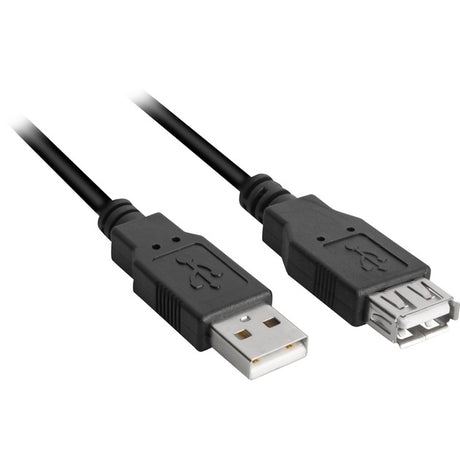 Cavo prolunga USB 2.0 Sharkoon (nero, 1 metro, doppia schermatura)