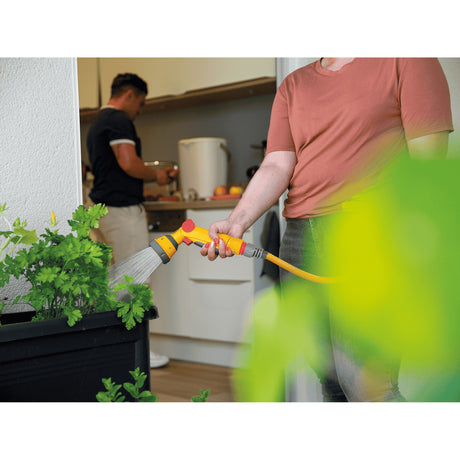 Hozelock wonderhoze 30 metri + tubo pistola multi-spray (giallo)
