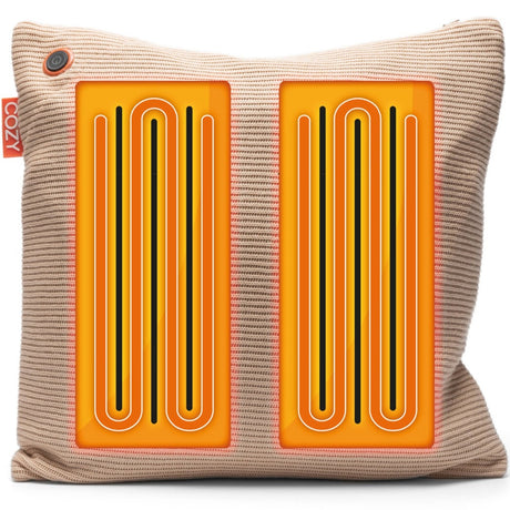 Cosy una maglia riscaldante wireless 45 x 45 cm (beige chiaro, power bank 5000 mah)