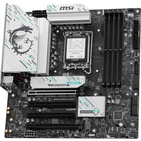 Scheda madre MSI B860M Gaming Plus WiFi Socket 1851 (RAID, 5GB-LAN, WiFi 7, BT, audio, µATX)