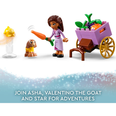 Set dei desideri per bambole Lego Disney Wish Asha in the City Rosas - 43223