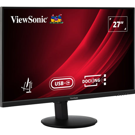 Monitor docking Viewsonic VG2709u-2k con doppi altoparlanti e daisy chain 27 (nero (opaco), 1x HDMI, 1x porta display, 1x uscita porta display, USB-C, USB-A, 100 Hz)