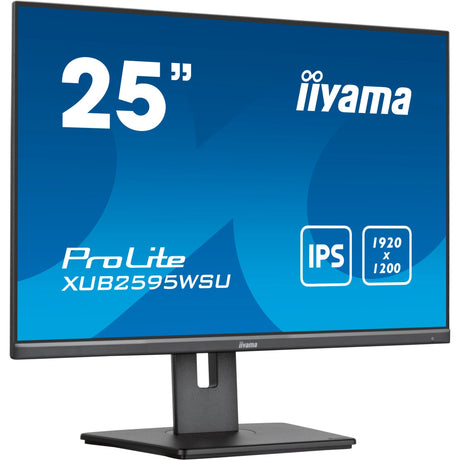 Monitor Iiyama prolite xub2595wsu-b5 25 (nero, HDMI, porta display, VGA, 2x USB-A, USB-B)