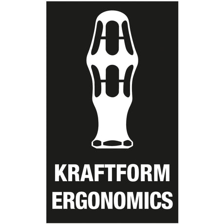 Wera kraftform kompakt vario ra, set di punte da 7 pezzi (nero verde)