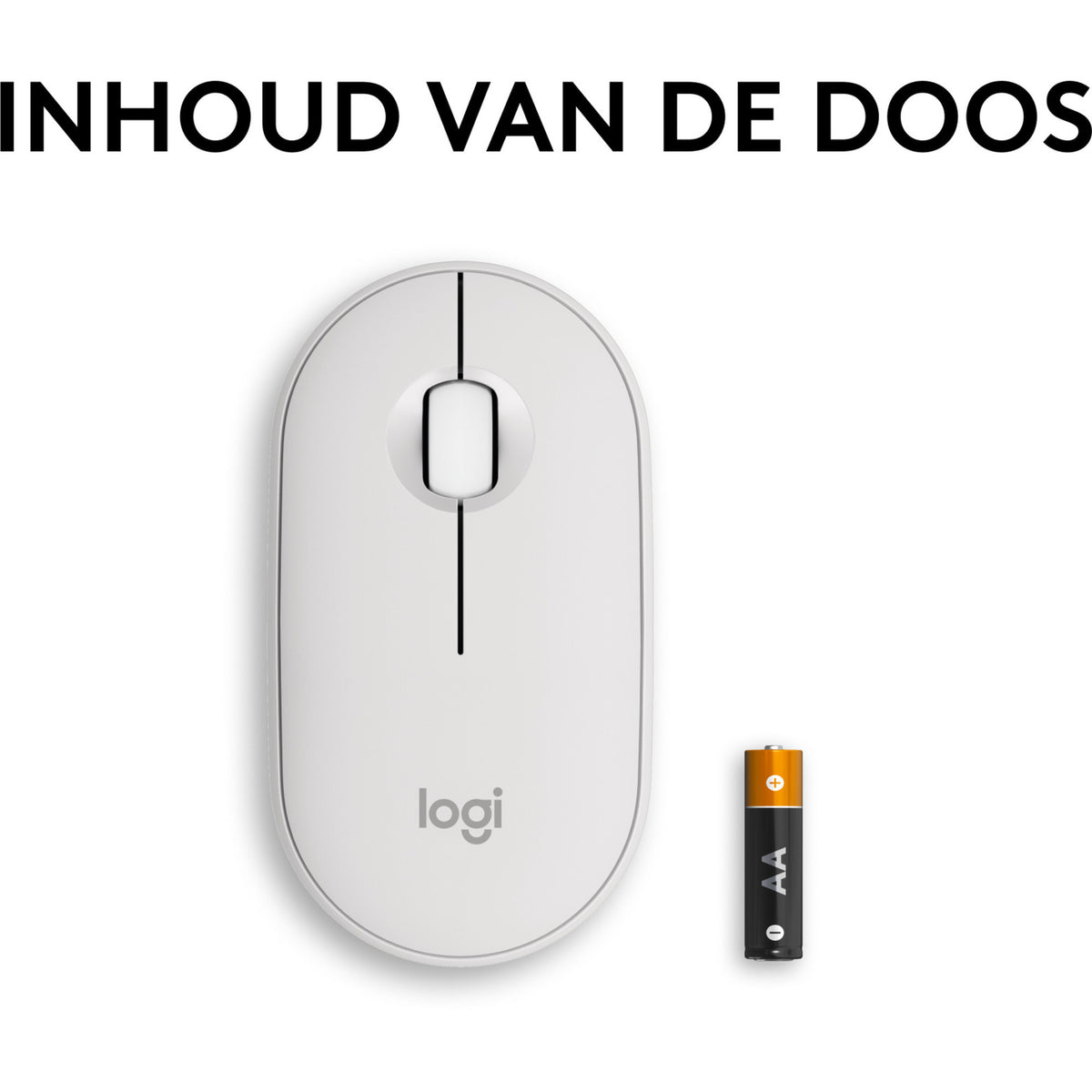 Logitech Pebble Mouse 2 m350s (bianco)