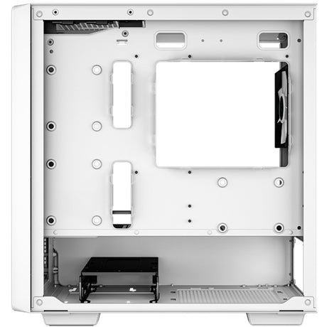 Custodia midi tower Deepcool cc360 argb (bianco | 2x usb-a | rgb | vetro temperato)