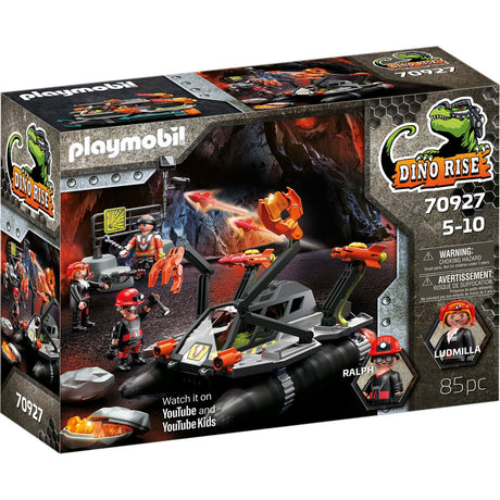 Playmobil dino rise - comet corp. demolition drill construction toys (70927)