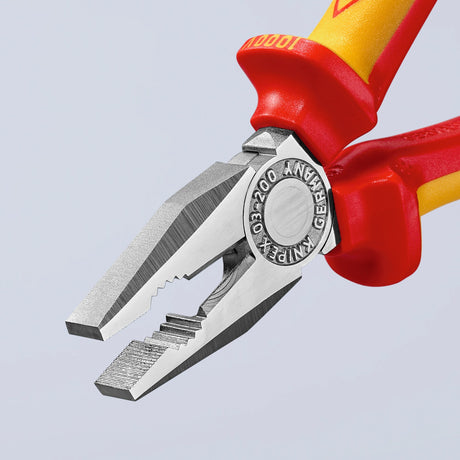 Pinza universale Knipex 03 06 200 pinza universale VDE (rosso giallo, 200 mm)