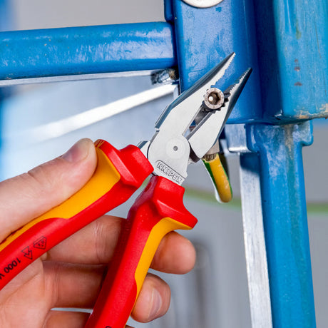 Pinza universale a punta Knipex pinza universale (rossa gialla)