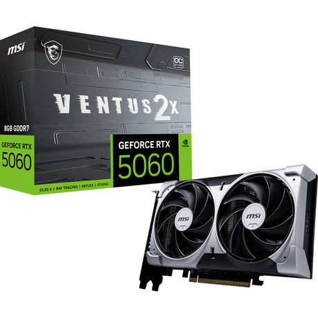 Scheda grafica MSI GeForce RTX 5060 8G Ventus 2x OC (3x DisplayPort, 1x HDMI)
