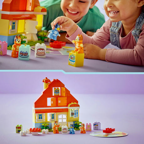 Lego ® duplo® bluey: la casa di bluey e la sua famiglia con gioco di memoria - 10459