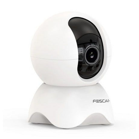 Foscam x5, telecamera WiFi da 5 MP con rilevamento personale AI (bianco)