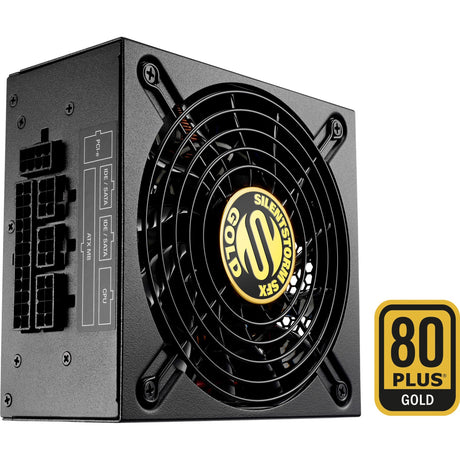 Sharkoon silentstorm sfx 500 gold alimentatore modulare da 500 watt (nero, 2x pcie)