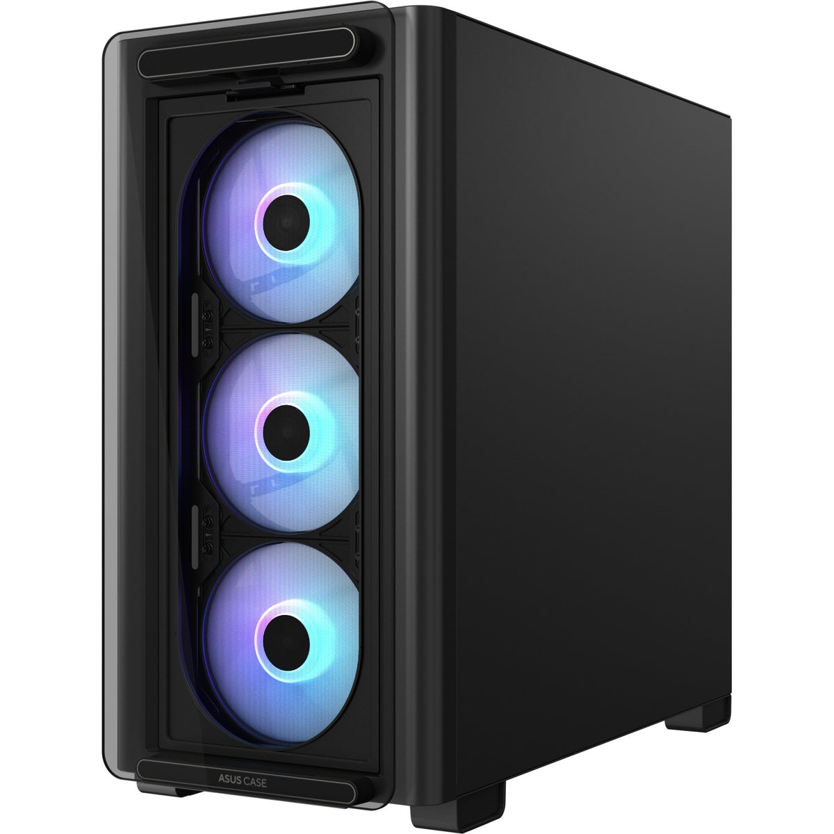 Custodia Asus a23 plus mini tower (nero | 2x USB-A | 1x USB-C | RGB | vetro temperato)