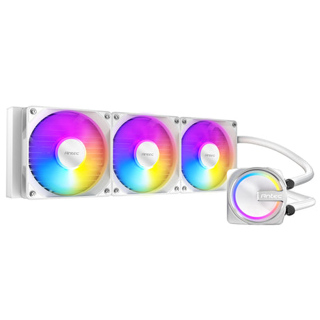 Antec skeleton 360 argb raffreddamento ad acqua (bianco)