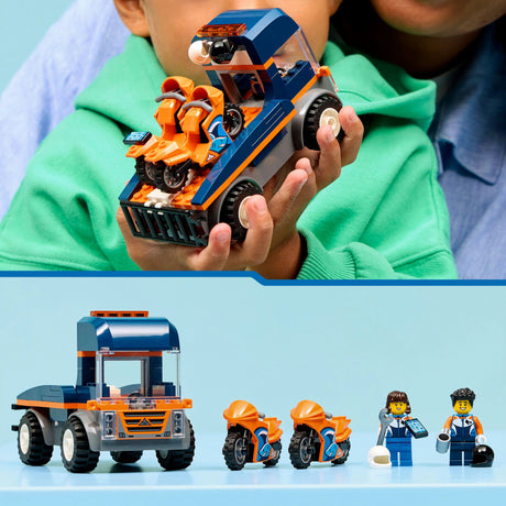 Lego city 60491 trasportatore di moto