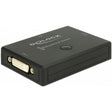 Delock dvi 2 - 1 interruttore bidirezionale interruttore dvi 4k 30 hz (nero)
