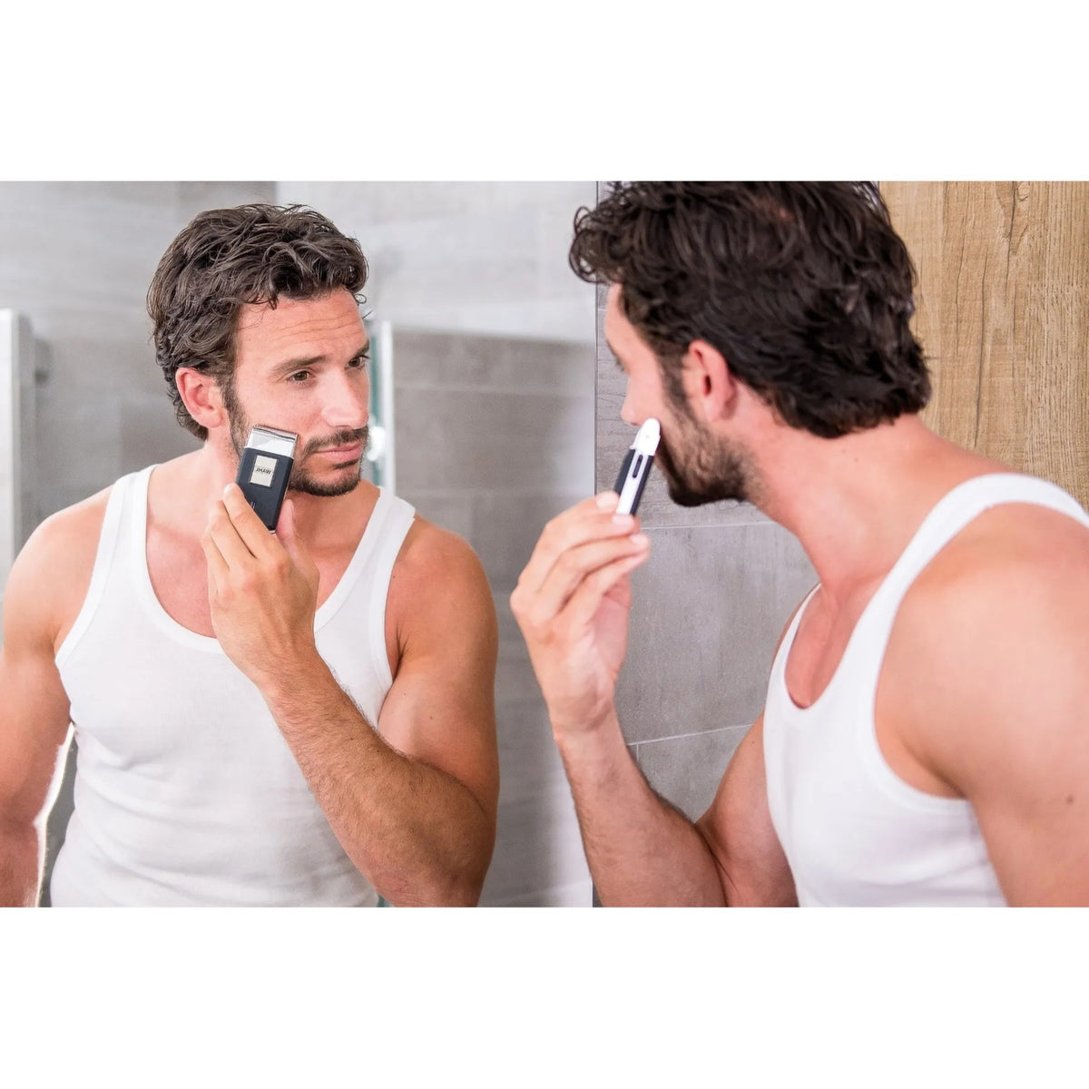 Set rasoio da viaggio Wahl Home Products (bianco e nero, 8 pezzi)