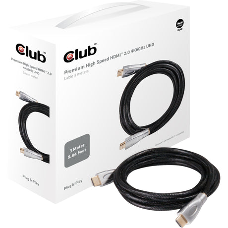 Cavo UHD premium Club 3D HDMI 2.0 (3 metri)