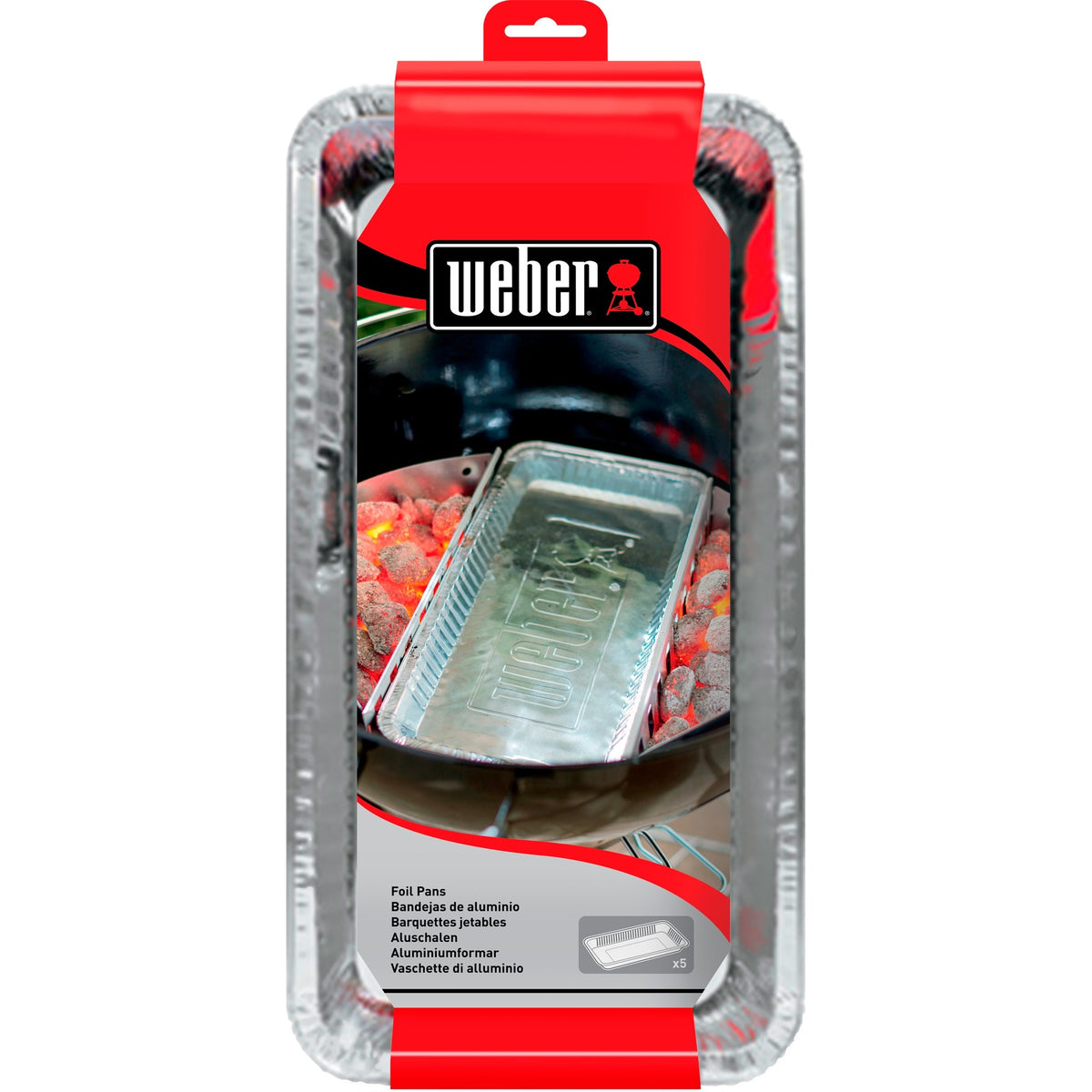 Vaschetta raccogligocce Weber Vaschetta raccogligocce (argento, 5 pezzi)