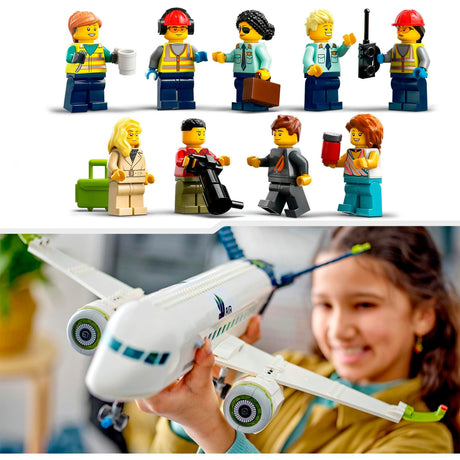Set giocattolo aereo aereo passeggeri Lego City - 60367