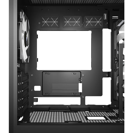 Custodia midi tower Sharkoon elite shark cm100 (nera | 2x USB-A | 1x USB-C | RGB | vetro temperato)