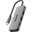 Sitecom USB-C a 2x USB-A + 2x USB-C Hub USB (grigio)