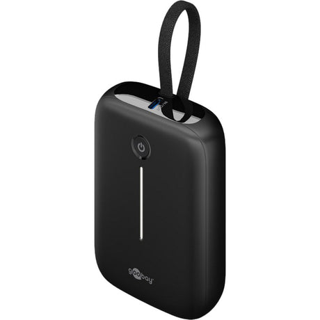 Power bank Goobay 10.000 mAh - 20 W (nero, USB-C PD)