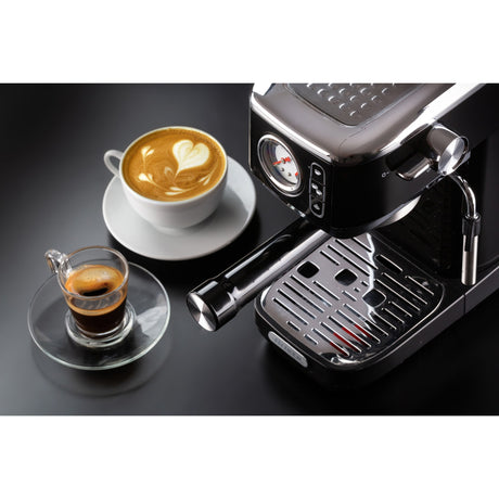 Ariete moderna espresso slim 1381 12 macchina per caffè espresso (nera)
