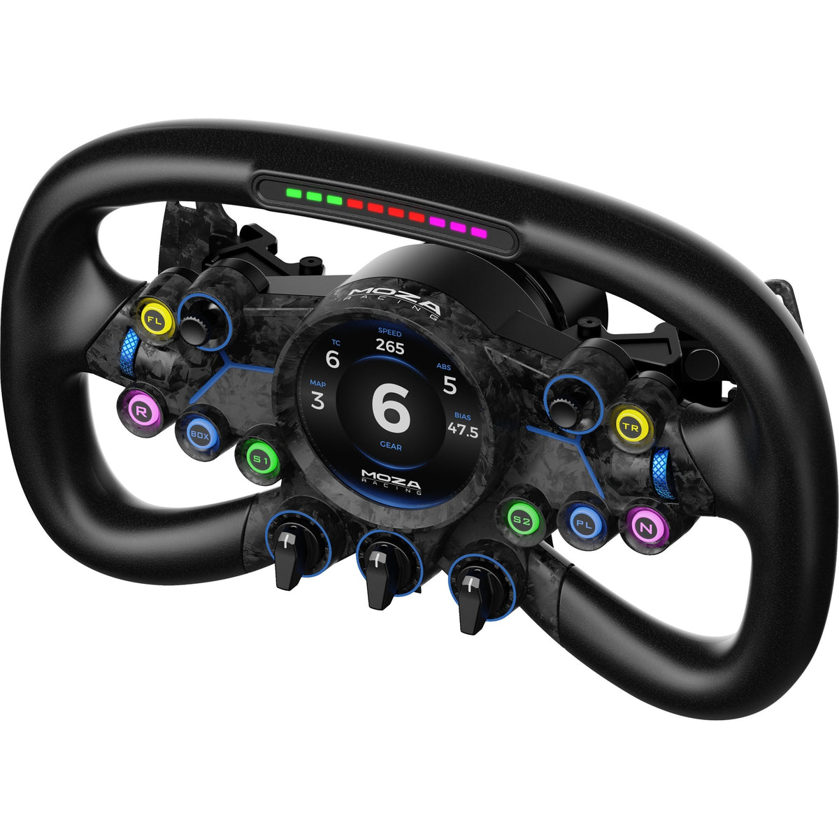 Componente aggiuntivo manubrio Moza vision gs (nero carbonio)