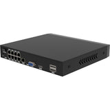 Foscam fn9108he, videoregistratore di rete poe 8 canali 5mp (nero, poe, senza hdd)