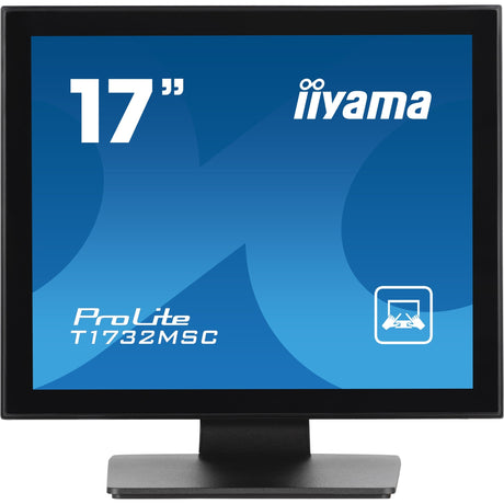 Monitor touchscreen Iiyama prolite t1732msc-b1sag 17 (nero (opaco), HDMI, porta display, VGA, USB-B)