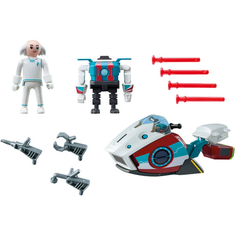 Playmobil Super 4 - Skyjet con il Dr. x costruzioni robotspeelgoed (9003)