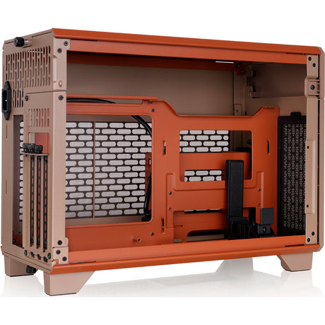 Custodia mini tower Thermaltake tr100 ghiaia sabbia (marrone chiaro | 2x USB-A | 1x USB-C)