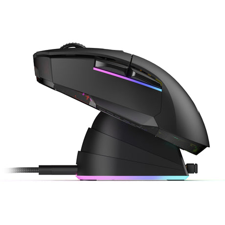Mouse da gioco Sharkoon skiller sgm50w (nero, 400 - 6400 dpi, LED rgb)