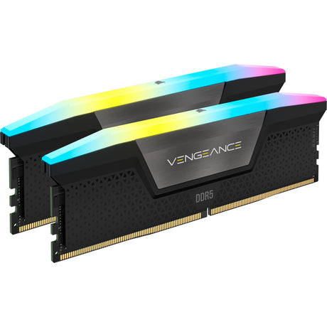 Corsair Vengeance RGB 16 GB DDR5-5600 (2x 8 GB) RAM (grigio, cmh16gx5m2b5600z40, xmp, expo)