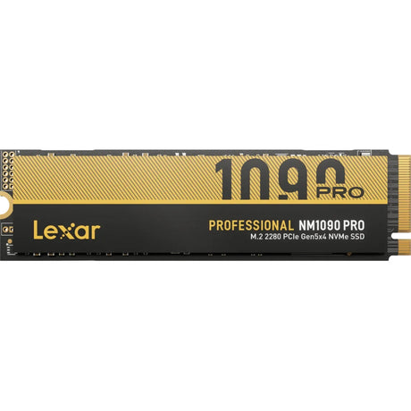 SSD Lexar nm1090 pro da 4 TB (oro nero, m.2 2280, PCIe gen 5x4)