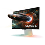 Monitor da gioco Samsung Odyssey 3D G90XF 27 4K UHD (argento, 2x HDMI, DisplayPort, 2x USB-A, USB-B, 165 Hz)