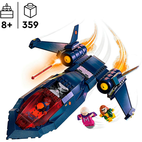 Lego Marvel - X-Men X-Jet giocattolo costruibile (76281)