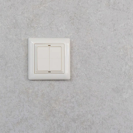 Interruttore da parete Shelly blu 4 + interruttore adattatore gira merten (bianco, bluetooth 4.2)