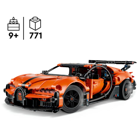 Lego Technic 42222 Bugatti Chiron Pur Hypercar Sportiva