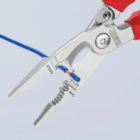 Pinza per impianti elettrici Knipex 13 96 200 t (rosso giallo)