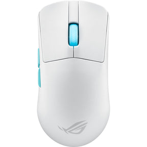 Mouse da gioco Asus rog harpe ace goal lab edition (bianco, 100 - 36.000 dpi, USB 2.0, 2,4 GHz, Bluetooth, LED RGB)