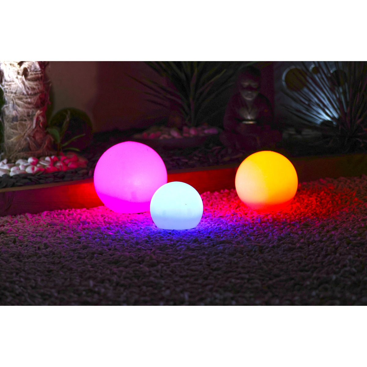 Lampada LED Ubbink multibright solare galleggiante 20 LED