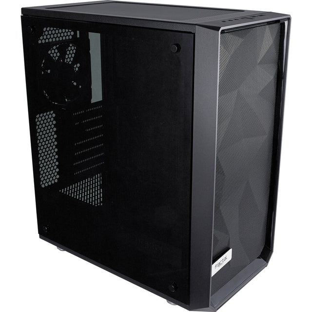 Custodia midi tower meshify c dal design frattale (nero | 2x USB-A | vetro temperato)