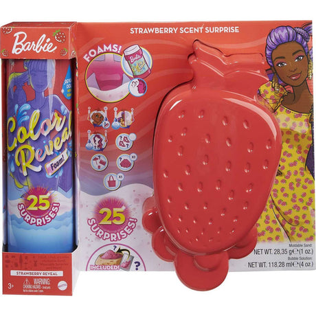 Barbie rivela i colori - bambola in schiuma fragola (onda 3)