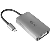 Adattatore attivo Club 3D USB tipo C a DVI-I Dual Link (grigio, CAC-1510)
