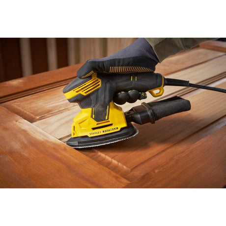 Levigatrice a delta Stanley fatmax 120w levigatrice per dettagli (giallo nero)