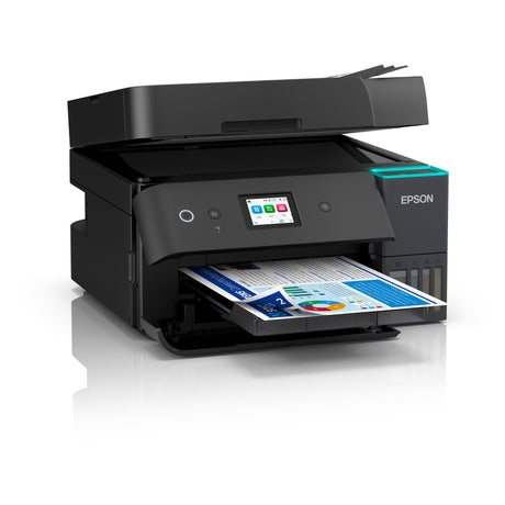 Stampante a getto d'inchiostro all-in-one Epson ecotank et-4950 (nero, fax, scansione, copia, WiFi, inclusi fino a 3 anni di inchiostro)